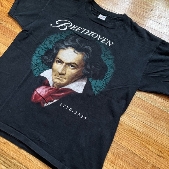 Vintage Beethoven T-Shirt / Anvil / 90s / Single Stitch - Picture 2 of 7